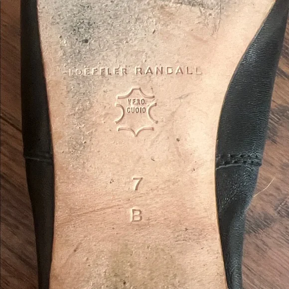 Black Leonie Ballet Flats - Picture 4 of 7